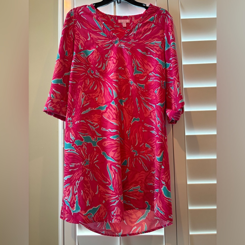 Lilly Pulitzer Shift Pink Dress size S